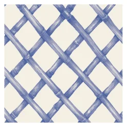 Kitchen & Dining^Hester & Cook Blue Lattice Cocktail Napkin Set