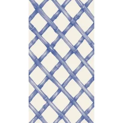 Spring^Hester & Cook Blue Lattice Guest Napkin Set