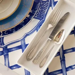 Party Diy^Hester & Cook Blue Lattice Placemat Sheets