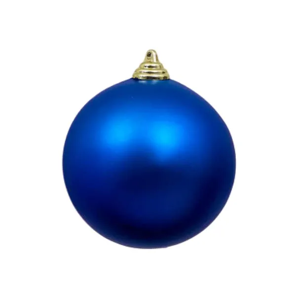 Ball Ornaments^Farrisilk Blue Matte Ball Ornament, 8"