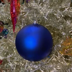 Ball Ornaments^Farrisilk Blue Matte Ball Ornament, 8"