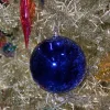 Ball Ornaments^Farrisilk Blue Shiny Ball Ornament, 8"