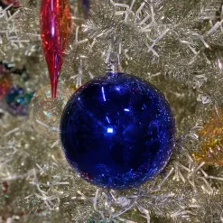 Ball Ornaments^Farrisilk Blue Shiny Ball Ornament, 8"