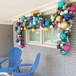 Ball Ornaments^Farrisilk Blue Shiny Ball Ornament, 6"