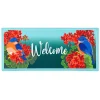 Rugs & Mats^Evergreen Bluebird In Red Geraniums Sassafras Switch Mat
