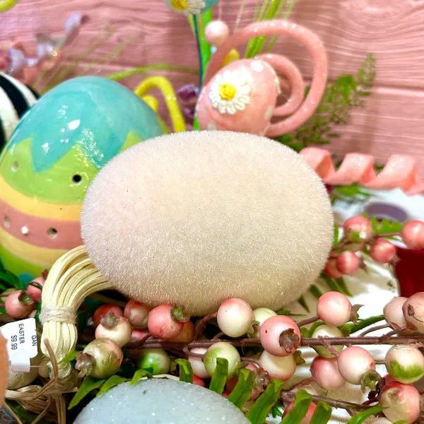 Focal Points^180 Degrees Blush Flocked Eggs
