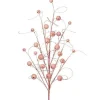 Sprays^Regency Blush Sequin Wispy Ball Spray