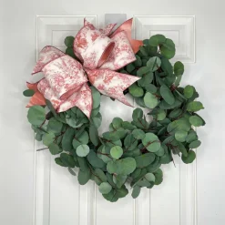 Spring^* Blushing Eucalyptus Wreath