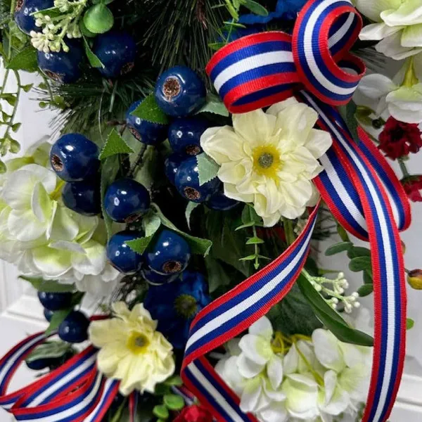 Door Decor^* Bold Stripes, Bright Stars Teardrop