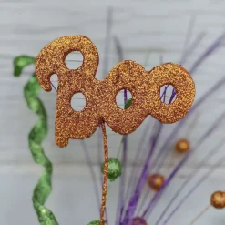 Floral^Liberty Floral Boo Curly Velvet Ball Spray