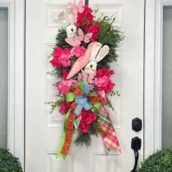 Door Decor^* Bountiful Bunny Teardrop