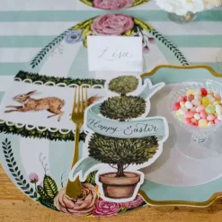 Party Diy^Hester & Cook Boxwood Bunny Egg Placemat Sheets