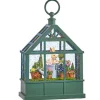 Table Decor^RAZ Bunny And Watering Can Lighted Water Greenhouse
