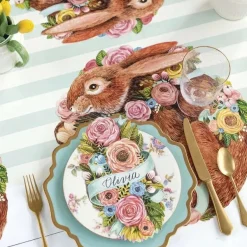 Party Diy^Hester & Cook Bunny Bouquet Placemat Sheets