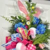 Door Decor^* Bunny Ears And Easter Cheers Teardrop