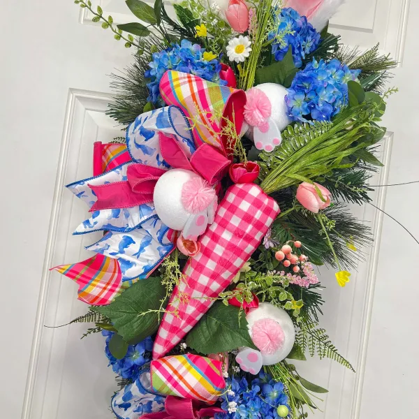 Creations^* Bunny Ears And Easter Cheers Teardrop