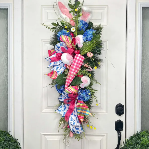 Creations^* Bunny Ears And Easter Cheers Teardrop
