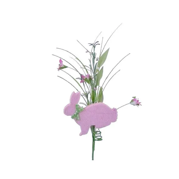 Floral^Liberty Floral Bunny Spray, 24"