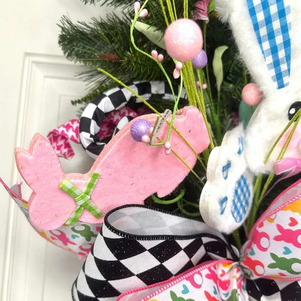 Floral^Liberty Floral Bunny Spray, 24"