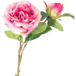 Floral Decor^CRI Cabbage Rose Pick, Dark Pink