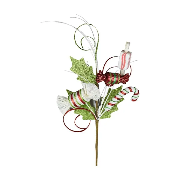 Picks^Direct Export Co. Candy & Holly Leaves Pick