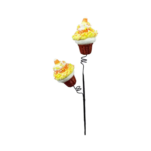 Sprays^Liberty Floral Candy Corn Cupcake Spray