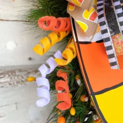 Floral^Liberty Floral Candy Corn Frizzy Curly Pick