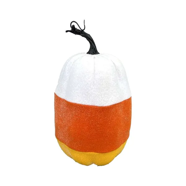 Home Accents^Liberty Floral Candy Corn Pumpkin-Large
