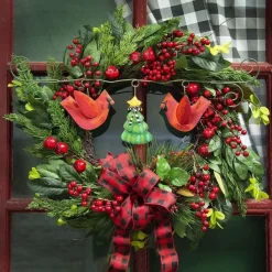 Table Decor^The Round Top Collection Cardinal Garland