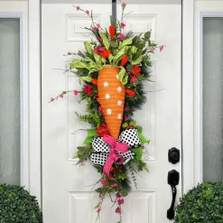 Door Decor^Liberty Floral Carrot Hanger
