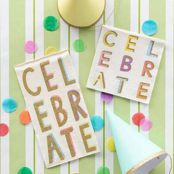 Party Diy^Hester & Cook Celebrate Guest Napkin Set