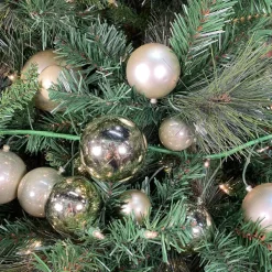 Happy New Year^RAZ Champagne Ball Garland, 4'