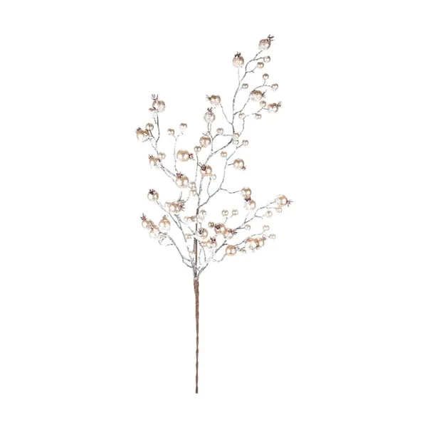 Floral^Direct Export Co. Champagne Gilded Frosted Crabapple