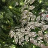 Floral^Direct Export Co. Champagne Metallic Leaf Spray