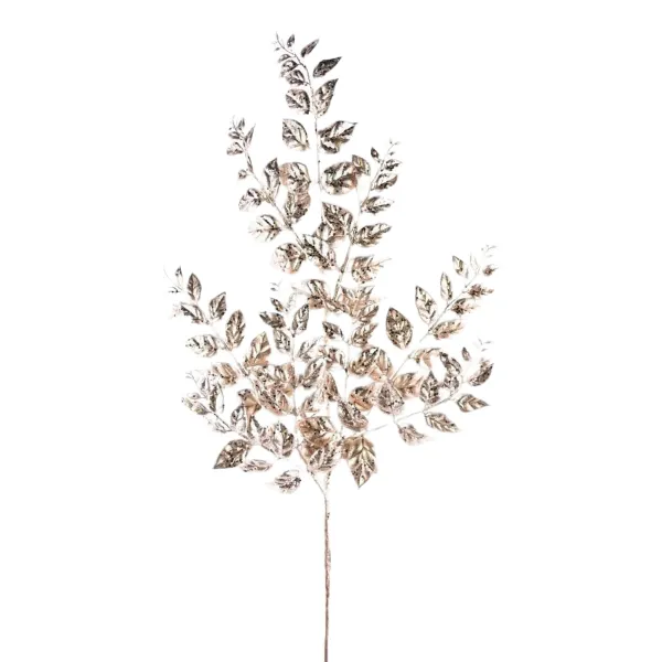 Floral Decor^Direct Export Co. Champagne Metallic Leaf Spray