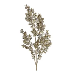 Sprays^Regency Champagne Metallic Leaves Spray