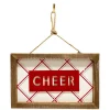 Hanging Decor^Transpac Cheer Plaid Hanging Decor