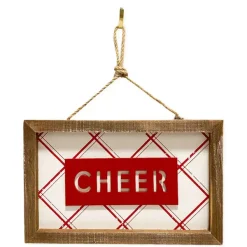 Hanging Decor^Transpac Cheer Plaid Hanging Decor