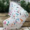 Ribbon^D. Stevens Cheerful Snowman Ribbon, 4" X 10Yd