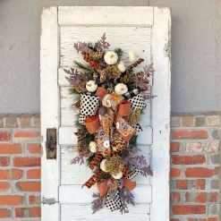 Floral^Liberty Floral Cheetah Fabric Pumpkin Spray