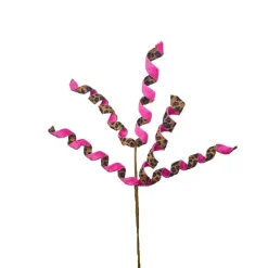 Picks^Liberty Floral Cheetah 2-Sided Frizzy Curly Pick