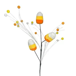 Floral^Liberty Floral Chenille Candy Corn Spray