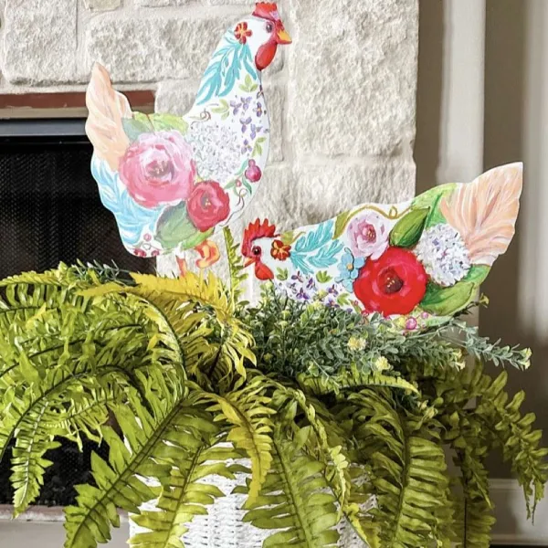 Focal Points^The Round Top Collection Chickens Of Flowers
