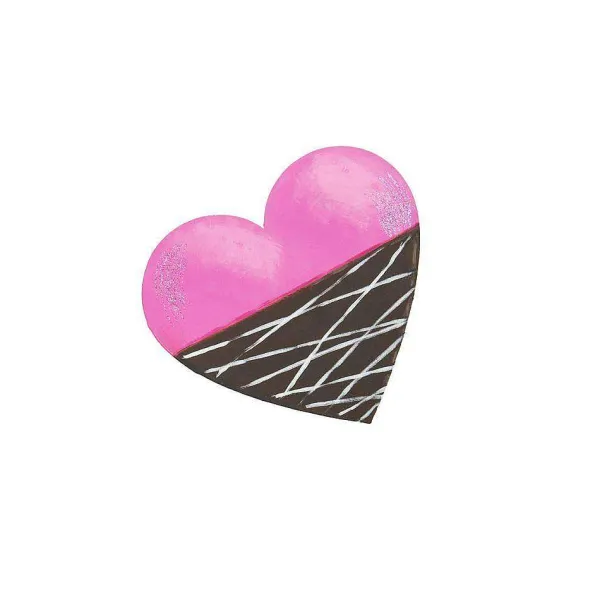 Wall Decor^The Round Top Collection Chocolate Dipped Heart Magnet