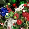 Floral^Liberty Floral Christmas Curly Ball Pick