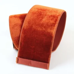 Ribbon^Farrisilk Cinnamon Velvet Ribbon, 4" X 10Yd