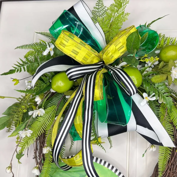 Door Decor^* Citrus Garden Wreath