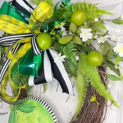 Door Decor^* Citrus Garden Wreath