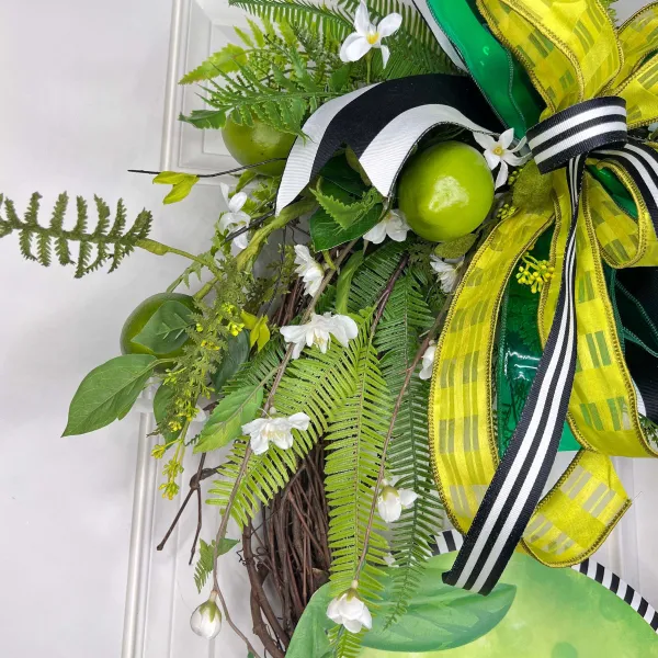 Door Decor^* Citrus Garden Wreath