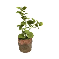 Faux Plants^Regency Clay Pot With Herbs